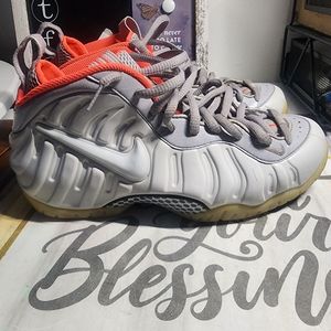 Nike Air Foamposite Pro Premium Pure Platinum Grey 616750-003 Men size 8.5